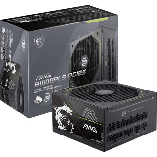 Fuente de Poder MSI MAG A1000PLS PCIe 5.1 1000W Full Modular (MAG A1000PLS PCIE5)