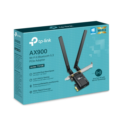 Adaptador PCIe TP-Link Archer TX10E Wi-Fi 6 AX900 Bluetooth (ARCHER TX10E)