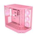 Gabinete HYTE Y50 Strawberry Milk ATX con Cristal y 4 Ventiladores ARGB