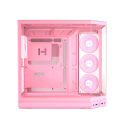 Gabinete HYTE Y50 Strawberry Milk ATX con Cristal y 4 Ventiladores ARGB