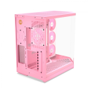 Gabinete HYTE Y50 Strawberry Milk ATX con Cristal y 4 Ventiladores ARGB