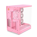 Gabinete HYTE Y50 Strawberry Milk ATX con Cristal y 4 Ventiladores ARGB