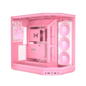 Gabinete HYTE Y50 Strawberry Milk ATX con Cristal y 4 Ventiladores ARGB