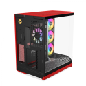 Gabinete HYTE Y50 Black Cherry ATX con Cristal y 4 Ventiladores ARGB