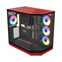 Gabinete HYTE Y50 Black Cherry ATX con Cristal y 4 Ventiladores ARGB