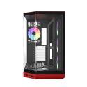 Gabinete HYTE Y50 Black Cherry ATX con Cristal y 4 Ventiladores ARGB