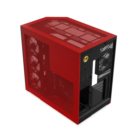 Gabinete HYTE Y50 Black Cherry ATX con Cristal y 4 Ventiladores ARGB