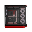 Gabinete HYTE Y50 Black Cherry ATX con Cristal y 4 Ventiladores ARGB