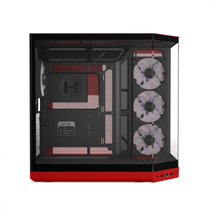 Gabinete HYTE Y50 Black Cherry ATX con Cristal y 4 Ventiladores ARGB