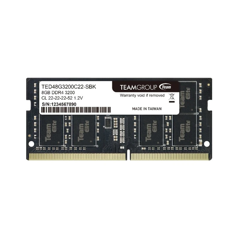 Memoria RAM TeamGroup Elite DDR4 8GB 3200MHz SODIMM