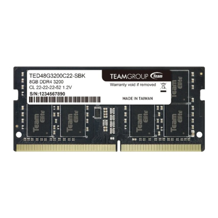 Memoria RAM TeamGroup Elite DDR4 8GB 3200MHz SODIMM
