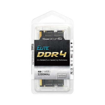 Memoria RAM TeamGroup Elite DDR4 8GB 3200MHz SODIMM