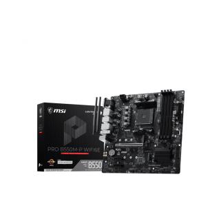 Tarjeta Madre MSI PRO B550M-P WiFi 6E AM4 DDR4 para Procesadores AMD
