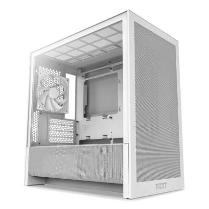 Gabinete NZXT H3 Flow White – Gabinete para PC Color Blanco