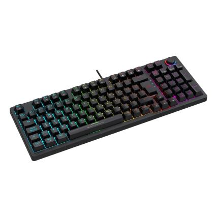 Teclado Balam Rush Dominate X Pro GK777 Black Alámbrico (BR-945776)