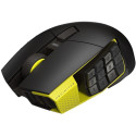 Mouse Gamer Corsair Scimitar Elite Wireless SE RGB Inalámbrico Negro/Amarillo (CH-9314415-WW)