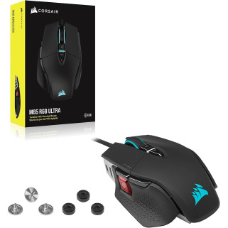 Mouse Gamer Corsair M65 RGB ULTRA Óptico, 8 Botones Programables, 26,000 DPI, RGB, Negro (CH-9309411-NA2)
