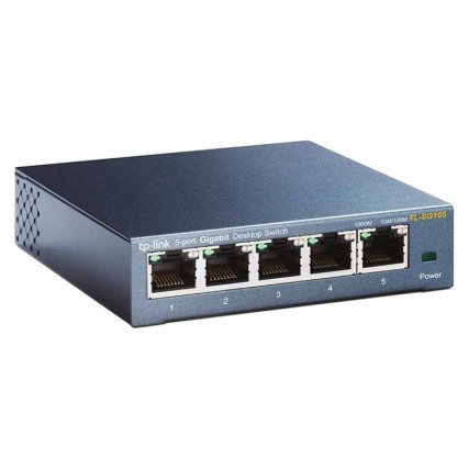 Switch TL-SG105 V6 de 5 Port de 10/100/1000 Mbps Tp-Link