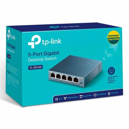 Switch TL-SG105 V6 de 5 Port de 10/100/1000 Mbps Tp-Link