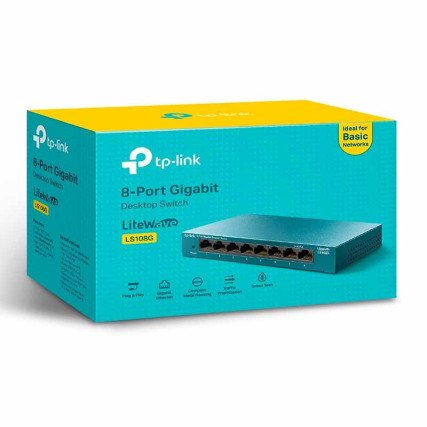 Switch LS108G V2 8 Port de 10/100/1000Mbps Tp-Link