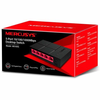Switch Escritorio Mercusys 5 Port Mercusys