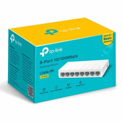 Switch LS1008 de 8 Port de 10/100Mbps TP-Link