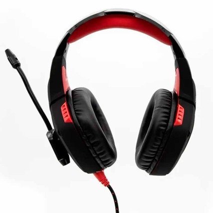 Yeyian Audífonos Gamer Wicked Serie 3000, Alámbrico, 2.2 Metros, USB, Negro/Rojo