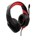 Yeyian Audífonos Gamer Wicked Serie 3000, Alámbrico, 2.2 Metros, USB, Negro/Rojo