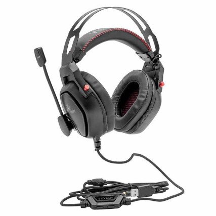 Audífonos Gamer Yeyian  Vicious Serie 3000, Alámbrico, Cable de 2 Metros, USB/3.5mm, Negro