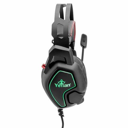 Audífonos Gamer Yeyian  Vicious Serie 3000, Alámbrico, Cable de 2 Metros, USB/3.5mm, Negro