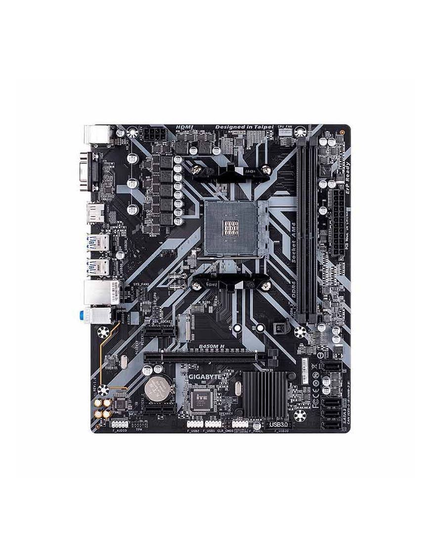 Gigabyte b450m h установка m2