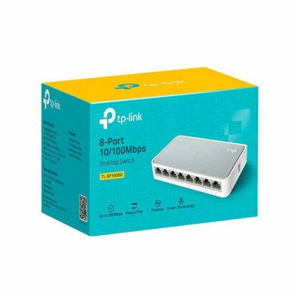 Switch 8 Port TL-SF1008D de 10/100 Mbps TP-Link