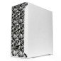 Gabinete Yeyian Hollow 2500 ATX,LAT Cristal Templado, Mesh, RGB, Camuflaje Blanco
