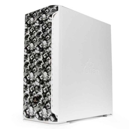 GABINETE YEYIAN YGH-49704 HOLLOW 2500 ATX,C/T 3VEN ARGB/MESH/USB/BLANC