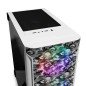 Gabinete Yeyian Hollow 2500 ATX,LAT Cristal Templado, Mesh, RGB, Camuflaje Blanco