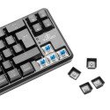 Teclado Gamer Yeyian Akil S3500 Mecánico Switch Azul RGB/BT