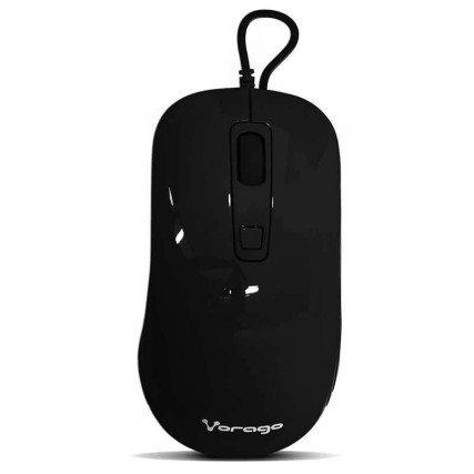 MOUSE VORAGO MO-102 NEGRO OPTICO ALAMBRICO