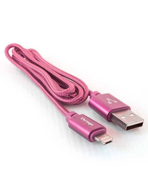 Cable Dual Micro USB/Lightning Rosa Vorago