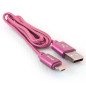 Cable Dual Micro USB/Lightning Rosa Vorago Cable Dual Micro USB/Lightning Rosa Vorago