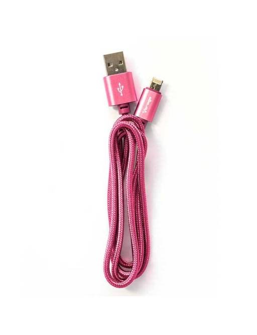 Cable Dual Micro USB/Lightning Rosa Vorago