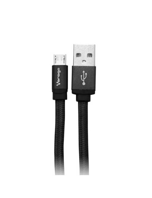 Cable USB a Micro USB 2Mts  212 Negro Vorago