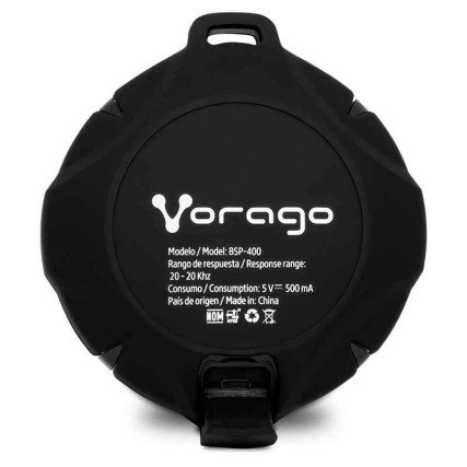 BOCINAS VORAGO BSP-400 POOL (RES. AGUA) BLUETOOTH IPX67 NEGRA