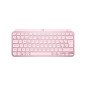 Teclado Logitech MX KEYS Mini Iluminado BT 10MT Rose